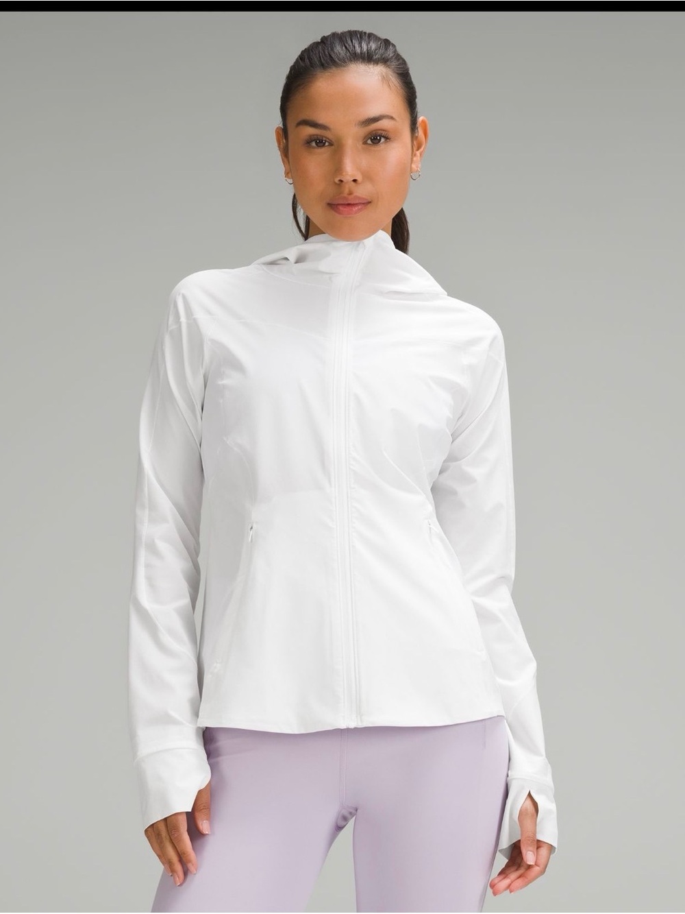 Lululemon Mist Over Windbreaker White Size 10